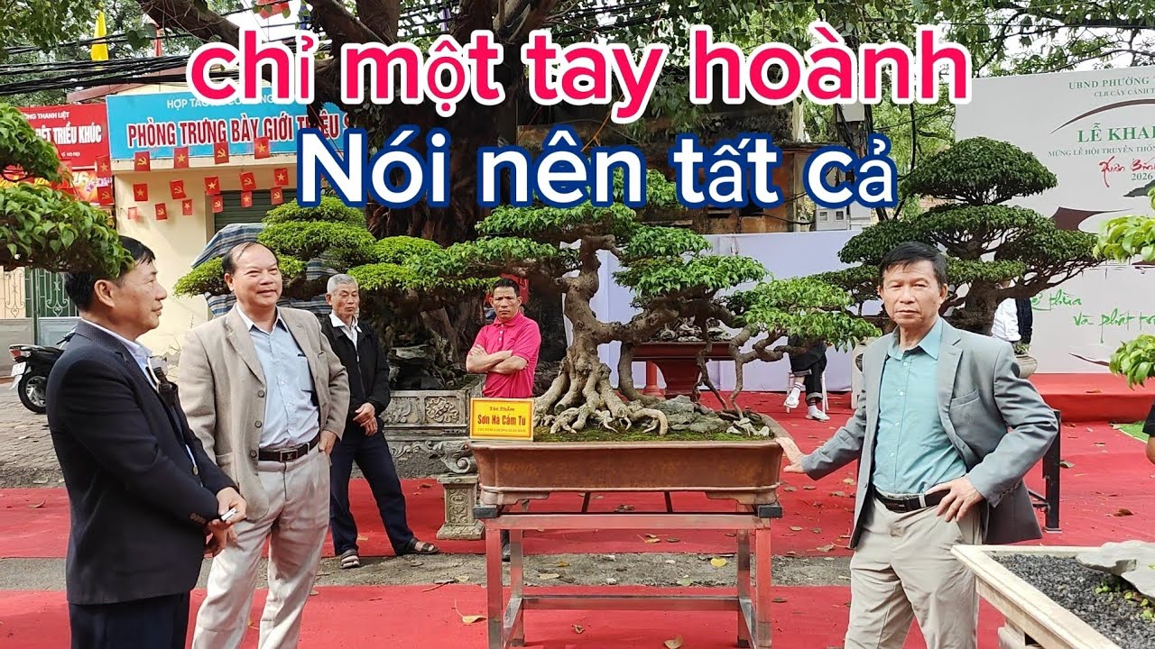 Một cánh én làm lên mùa xuân, một tay hoành tạo nên ấn tượng. Tác phẩm Sơn Hà Cẩm Tú CN Dương Minh 