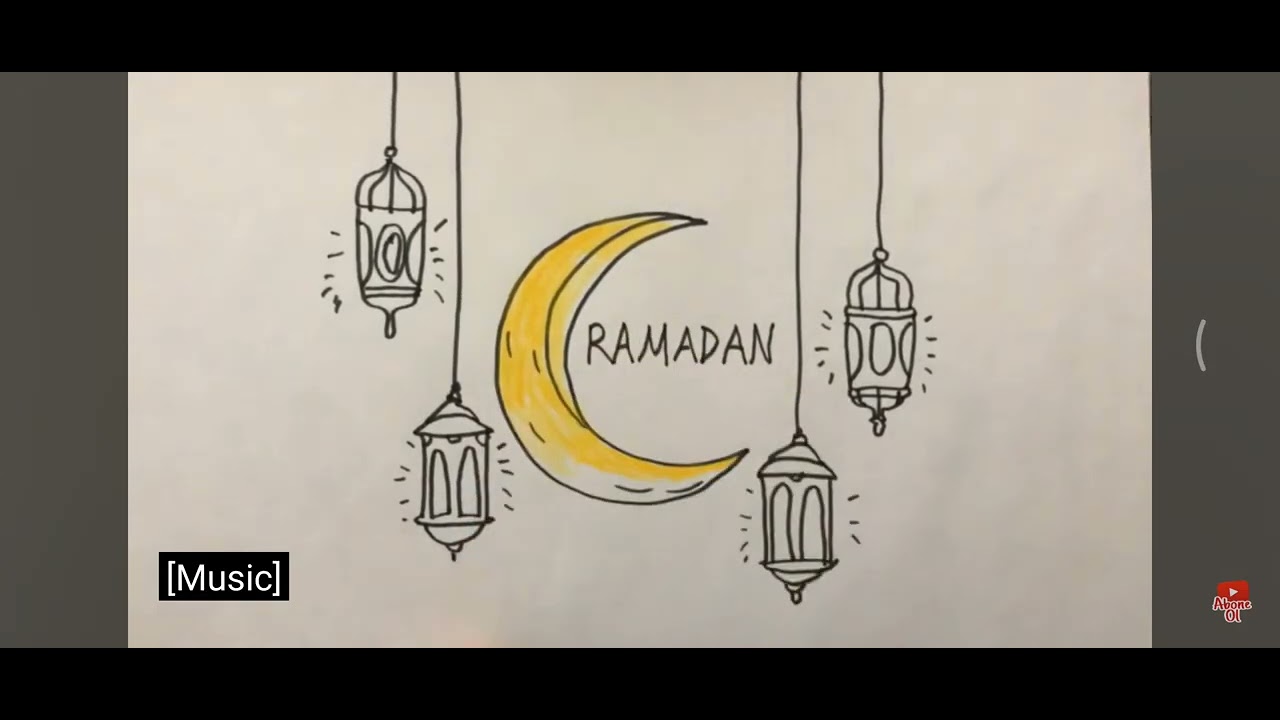 Kolay Ramazan çizimi