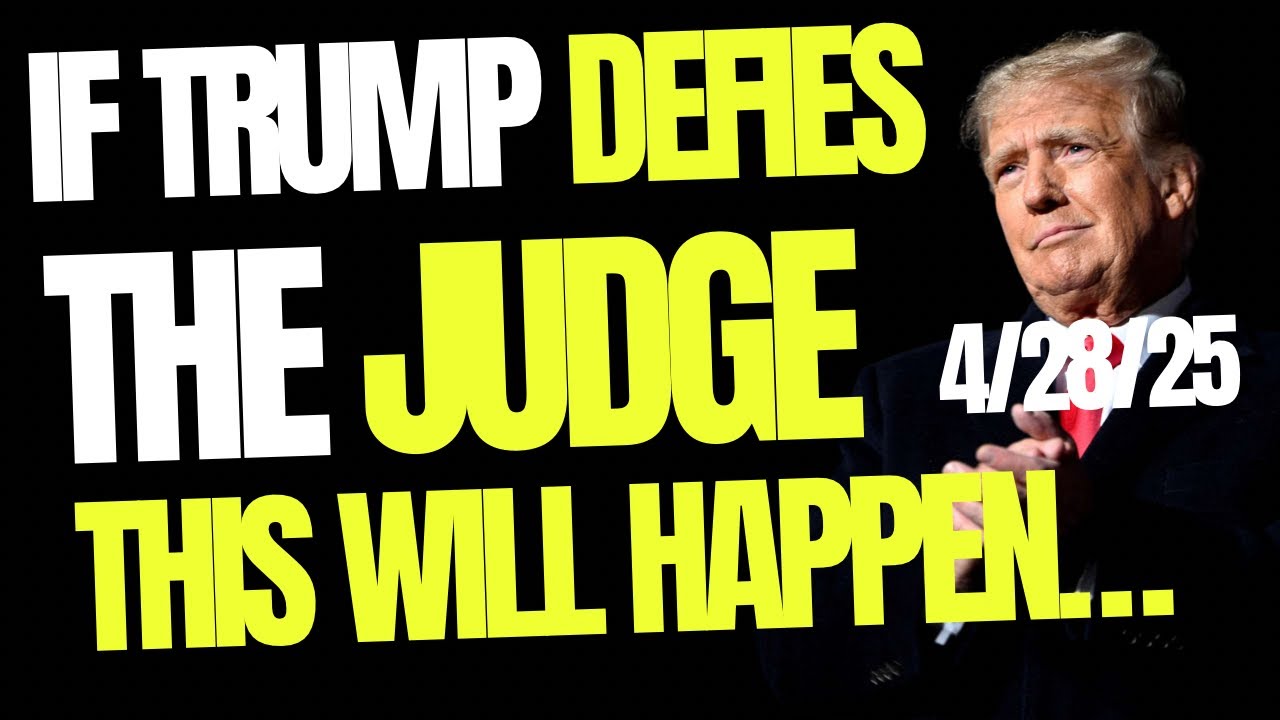 IF TRUMP DEFIES JUDGE THIS WILL HAPPEN!