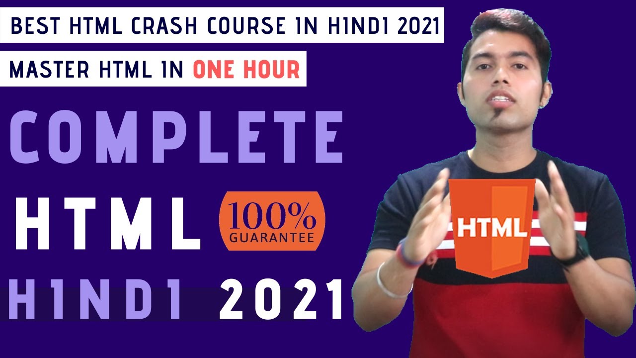 🔴 HTML Tutorial For Beginners In Hindi 2021