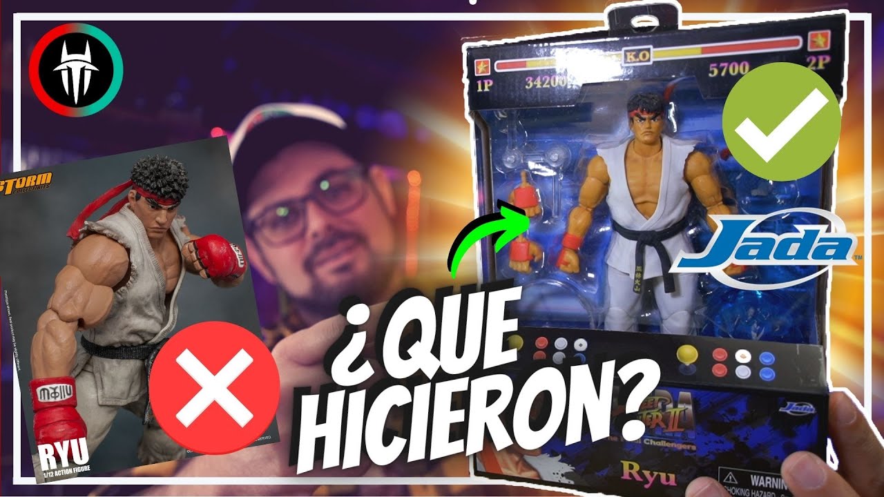 🥊 Nueva Linea de Street Fighter 2 ❗ RYU por JADA TOYS 😯
