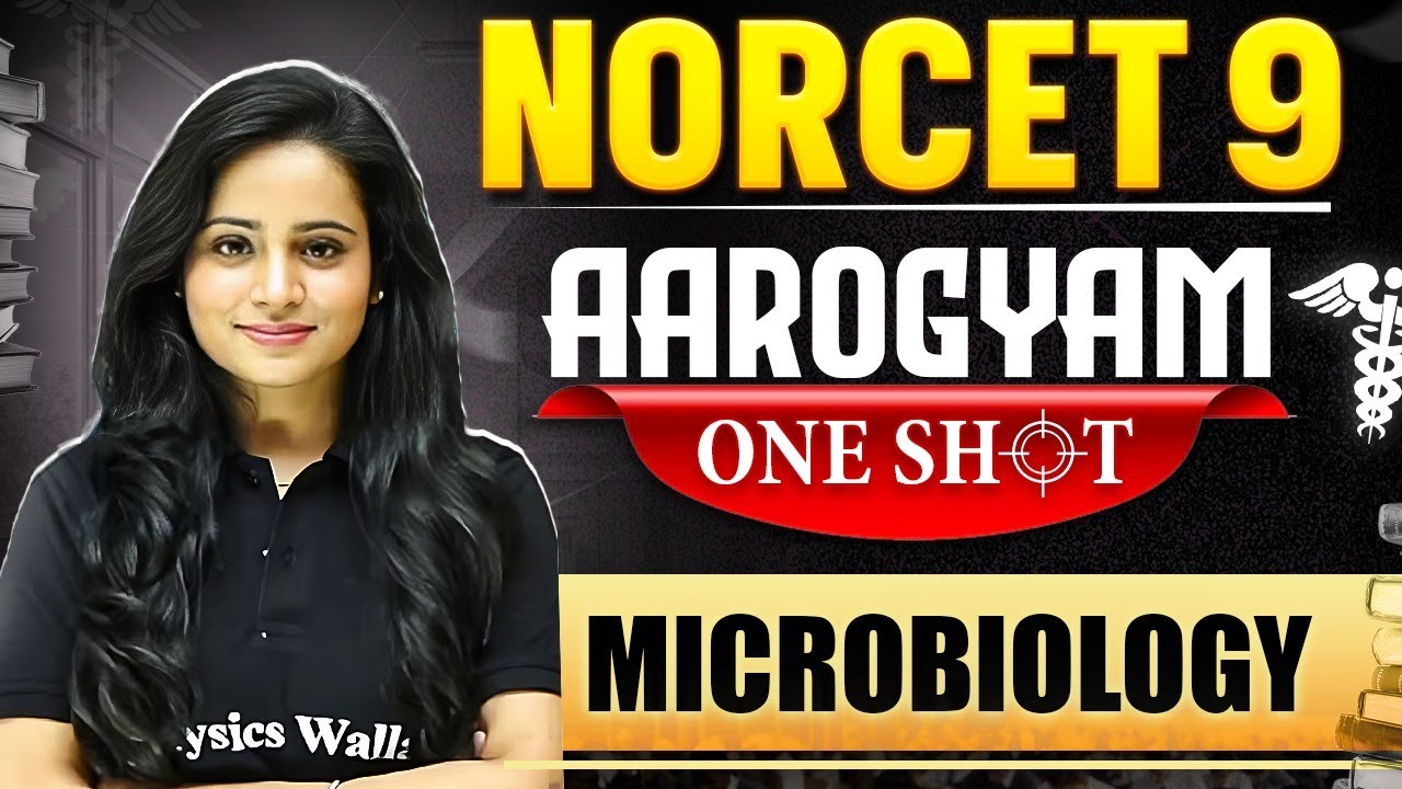 AIIMS NORCET 9 | Microbiology | ONE SHOT AAROGYAM Series | NORCET 9 Preparation #norcet #norcet9
