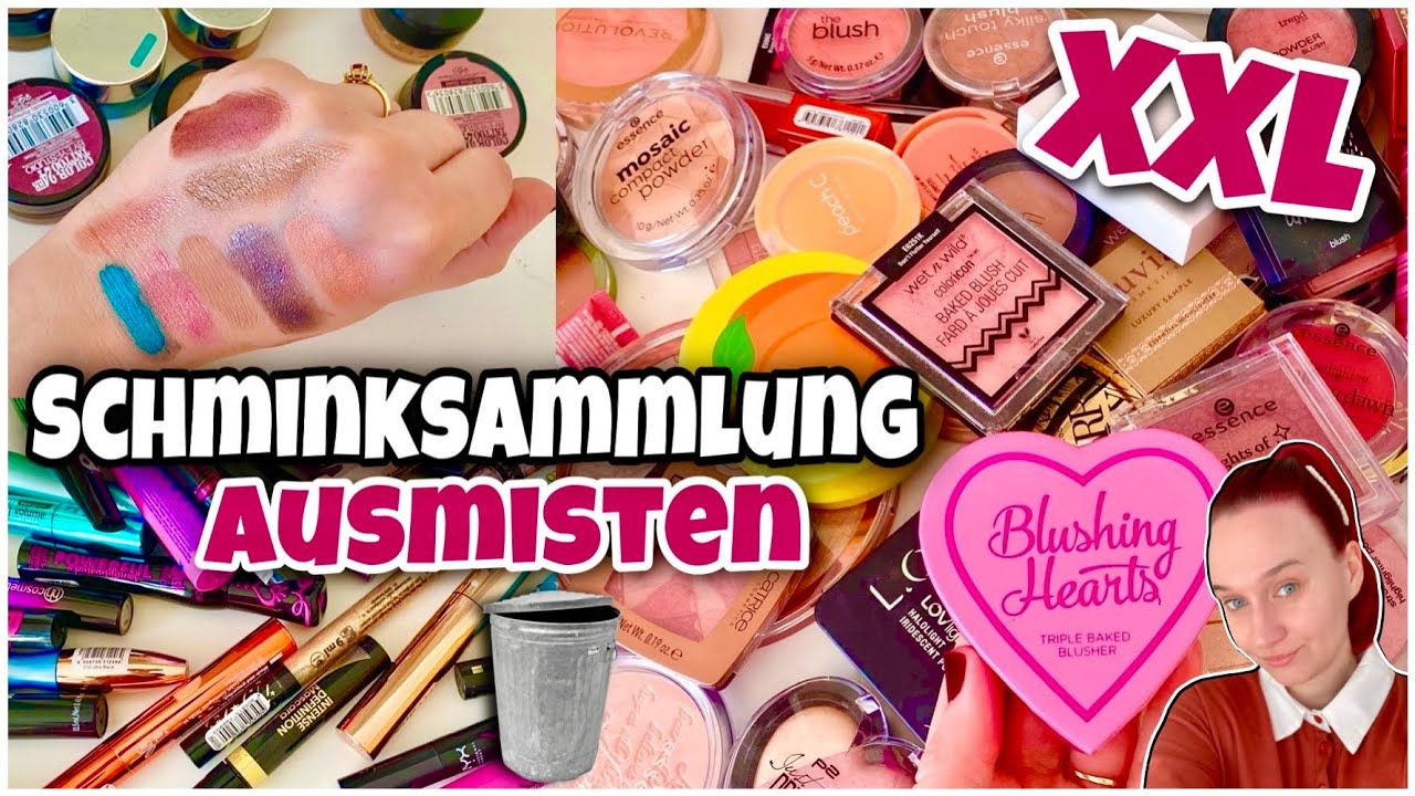 XXL Schminksammlung AUSMISTEN 🥲 Bye, bye Makeup 👋🏻 | LikeADaisyInSpring