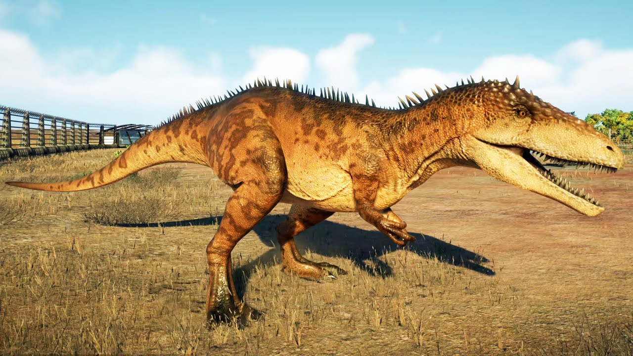 Jurassic World Evolution 2 - Carcharodontosaurus Gameplay (PS5 UHD) [4K60FPS]