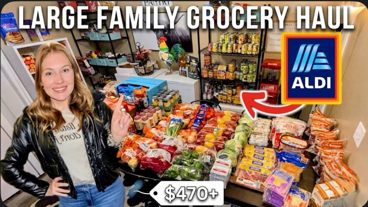 Огромная закупка продуктов в ALDI | Семья из 10 человек