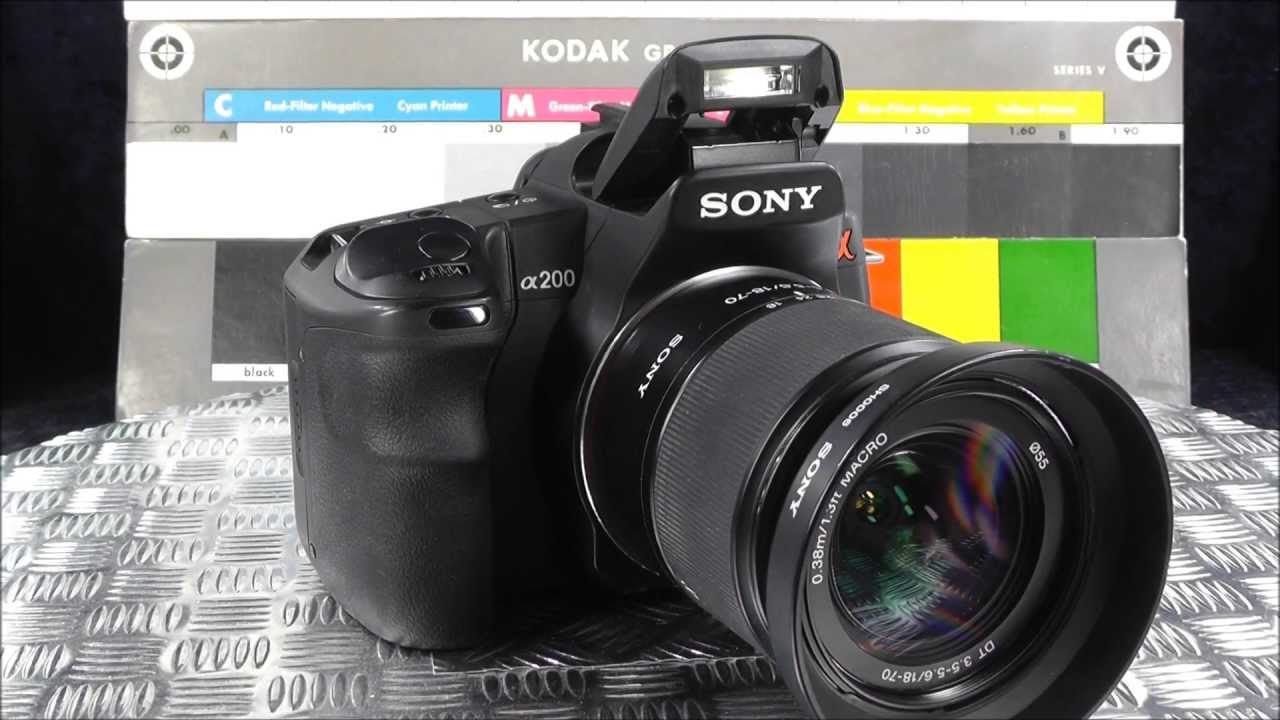 Sony α (alpha) DSLR A200 10,2 MP