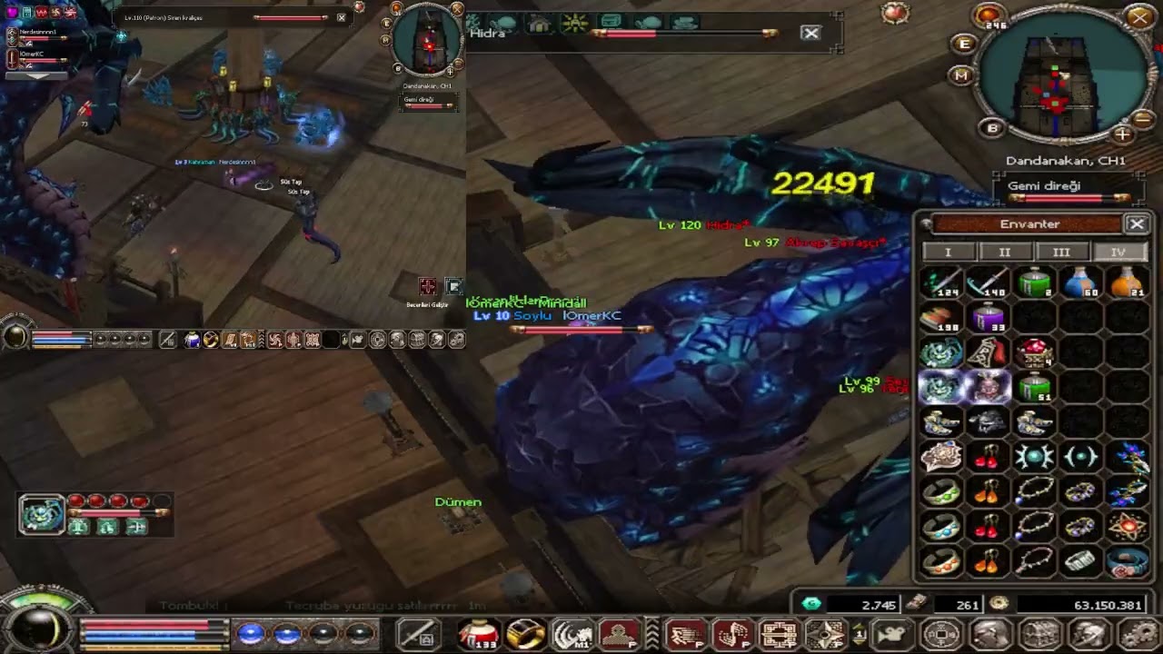 Metin2TR DANDANAKAN NORMAL SUNUCUDA 21-22 K İLE SOLO HİDRA NASIL KESİLİR.
