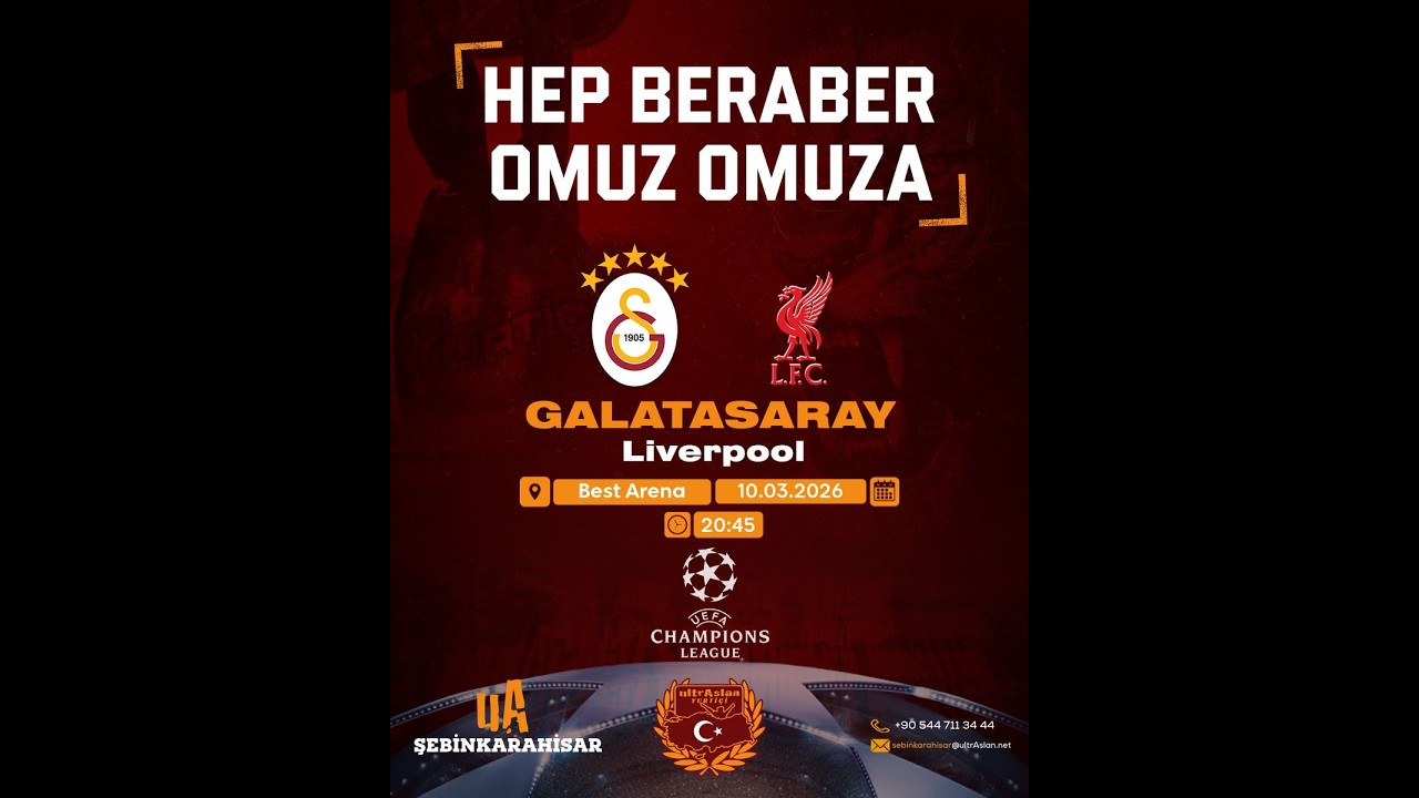 GALATASARAY - LİVERPOOL ŞAMPİYONLAR LİGİ SON 16 1.MAÇI GMPES 26 FARKIYLA...UPDATE 2.6 YAYINDA...
