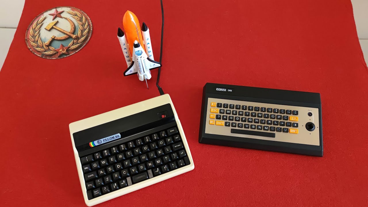 Functionality demo. Yugoslav color computer PECOM 64. Year of manufacture 1985. CPU COSMAC CDP1802.