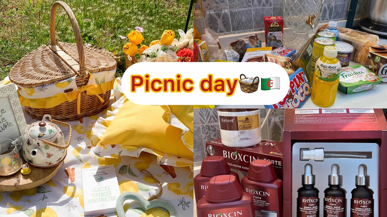 اليوم تنحوا معيا الغمة بpicnic day هايل مع كل تحضيرات ، مشترياتي الجديدة للشعر و تساقط ديالو ❤️❤️❤️