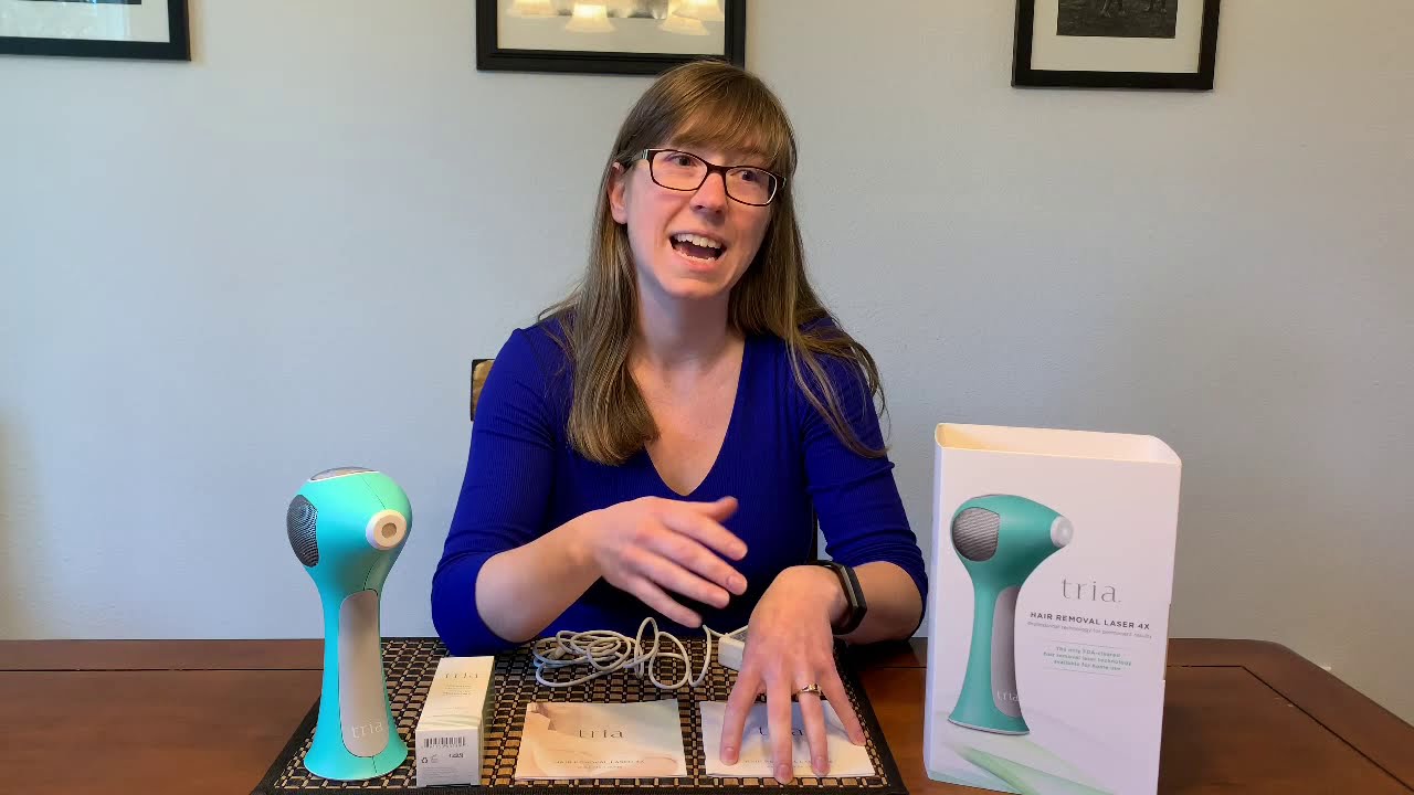 Tria Beauty 4X Hair Removal Laser Demonstration and Review
