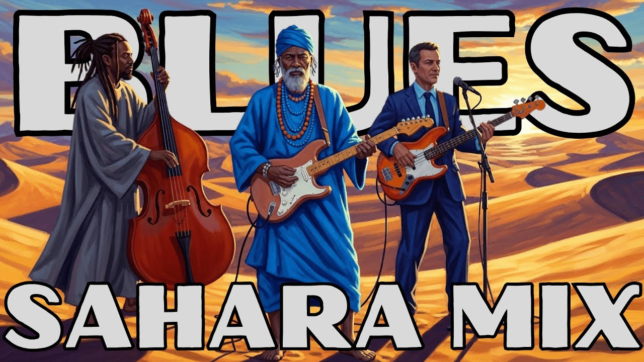 Sahara Blues Trance 🏜️🎸 Moroccan Desert Session Grooves 🐪✨