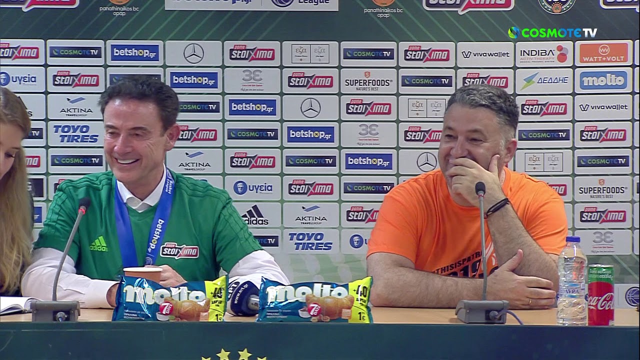 Basket League Post - Game Press Conference | Panathinaikos BC OPAP Athens vs Promitheas BC | Game 3