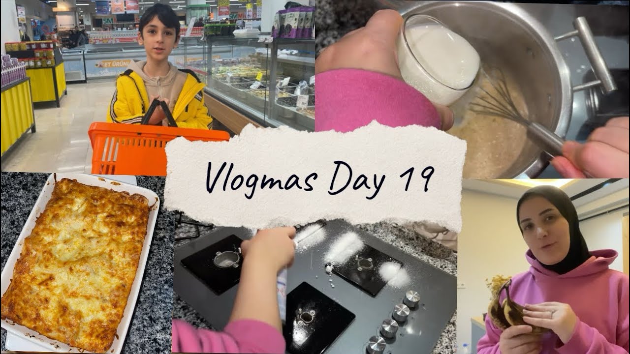 VLOGMAS DAY 19 | MUTFAK  RUTİNİ *AİRFRYER TEMİZLİĞİ *AKŞAM YEMEĞİ HAZIRLIĞI *MARKET ALIŞVERİŞİ |