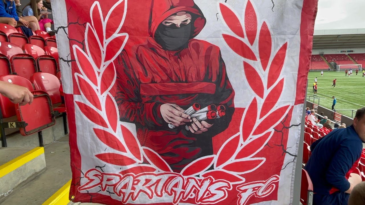 Spartans Ultras at South Challenge Cup Final