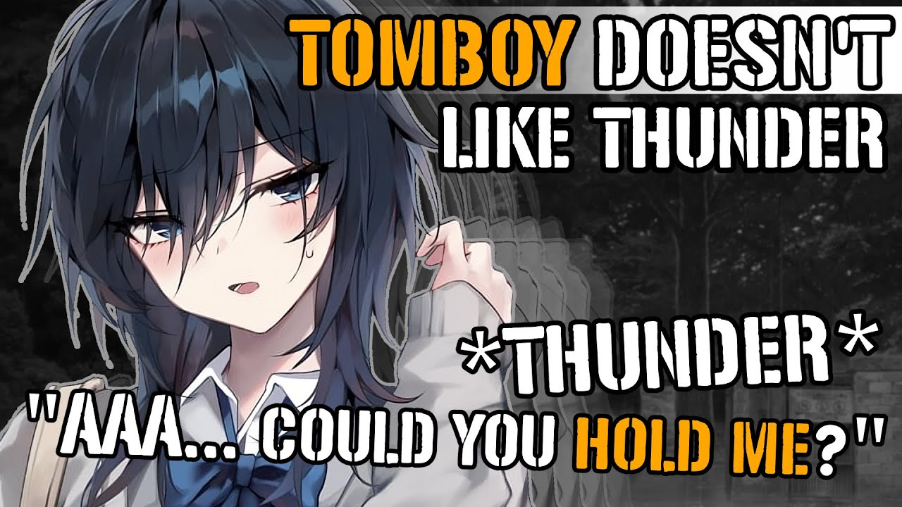 【ASMR ROLEPLAY】Tomboy Doesn't Like Thunder [F4M] [Thunderstorm] [Comfort] [Strangers to Lovers]