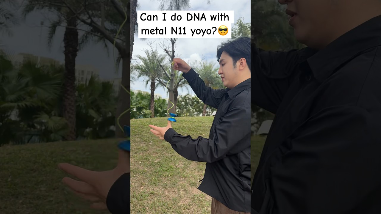 Can I do DNA with Magicyoyo N11😎#magicyoyo #yoyo #tricks #yoyotricks #video #viral #shorts #fyp