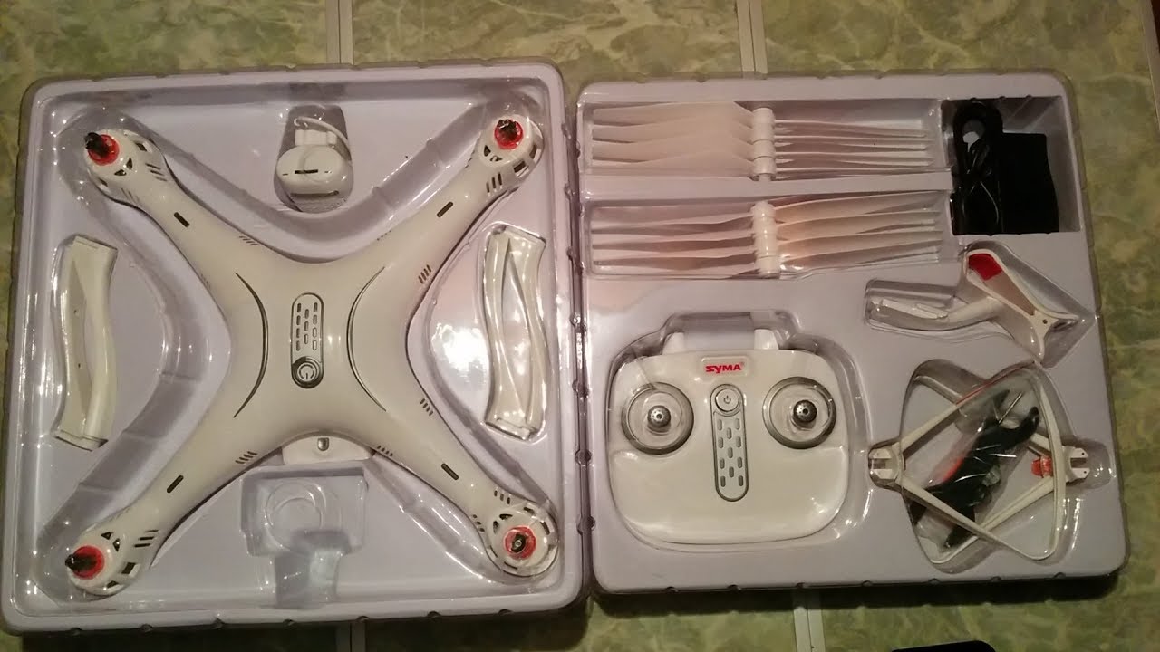 安くてでかい！　SYMA　X8PRO　　　（SYMA　初　GPSモデル）　組立から起動　飛行まで　【山小屋RCライフ】