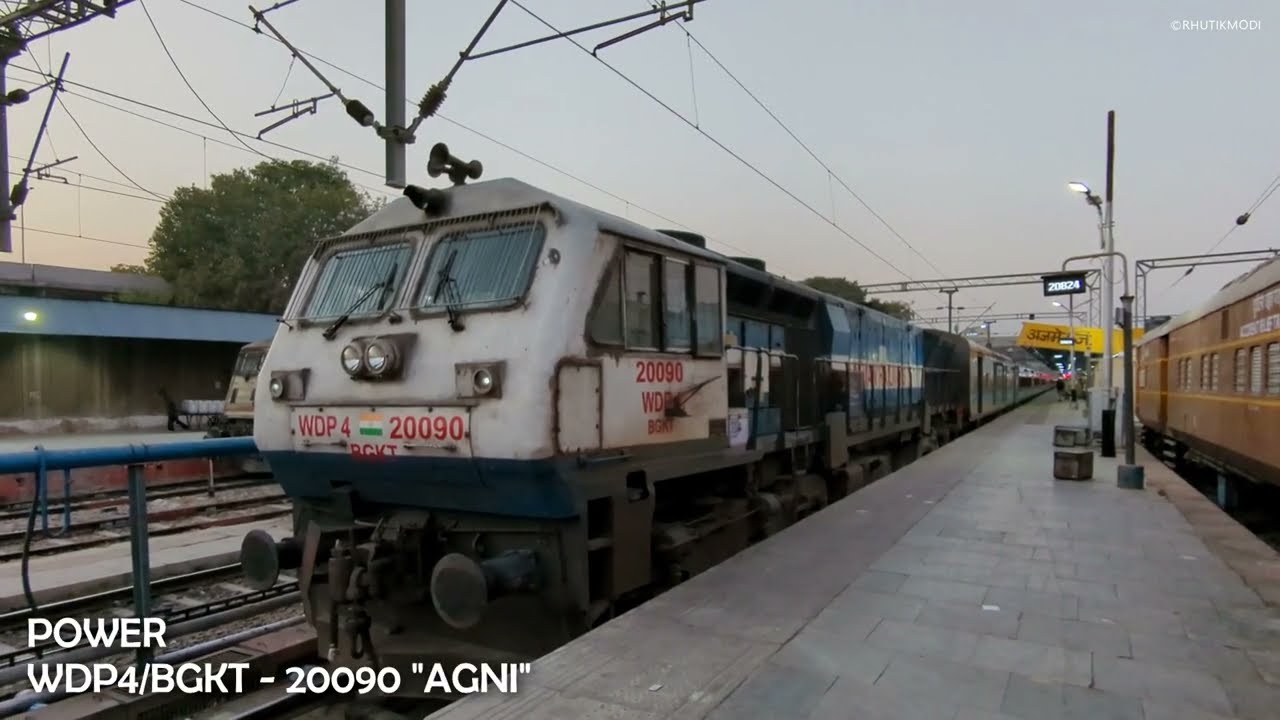 Ajmer to Puri : Full Journey : 20824 Ajmer Puri Superfast Express | AC 3 Tier