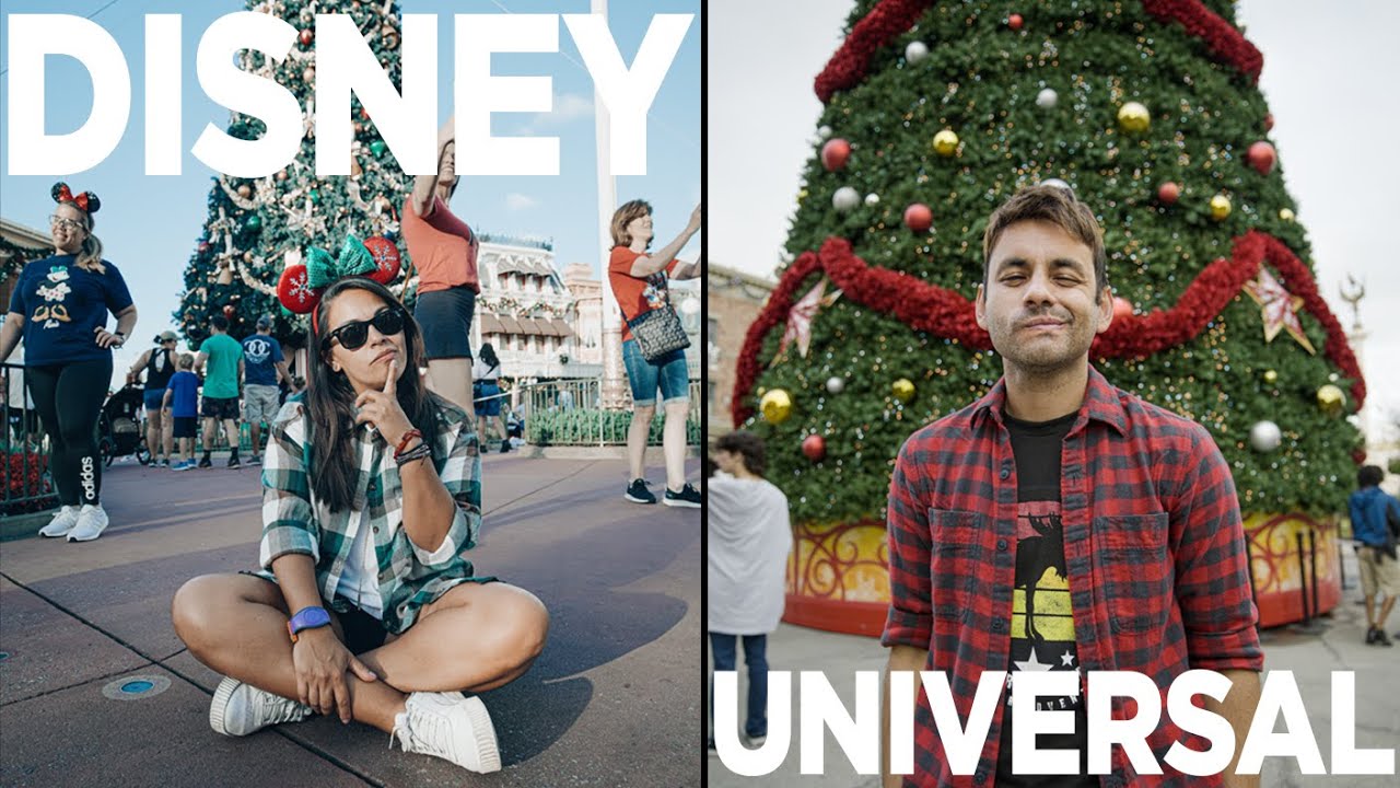 Navidad en DISNEY vs Navidad en UNIVERSAL ¿Cuál es MEJOR?