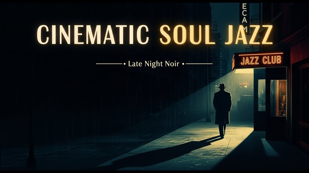 [Playlist] 🌃 Late Night Noir | Cinematic Soul Jazz for Late Reflections - Groove Lab
