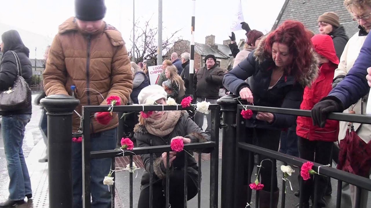 Shaw PROTESTERS demanding change at the zebra crossing,