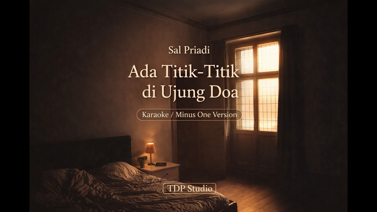 Sal Priadi - Ada Titik-Titik di Ujung Doa Karaoke / Minus One version by TDP Studio