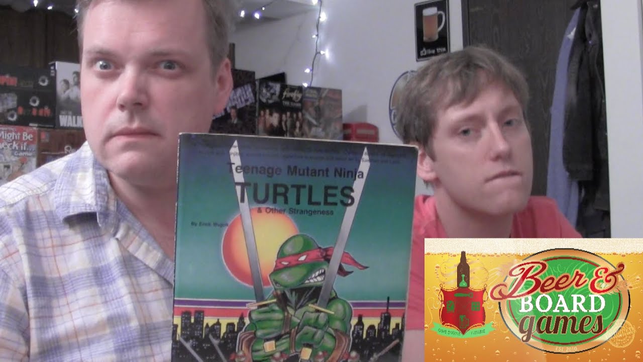Drunk Teenage Mutant Ninja Turtles (Beer and Board Games)