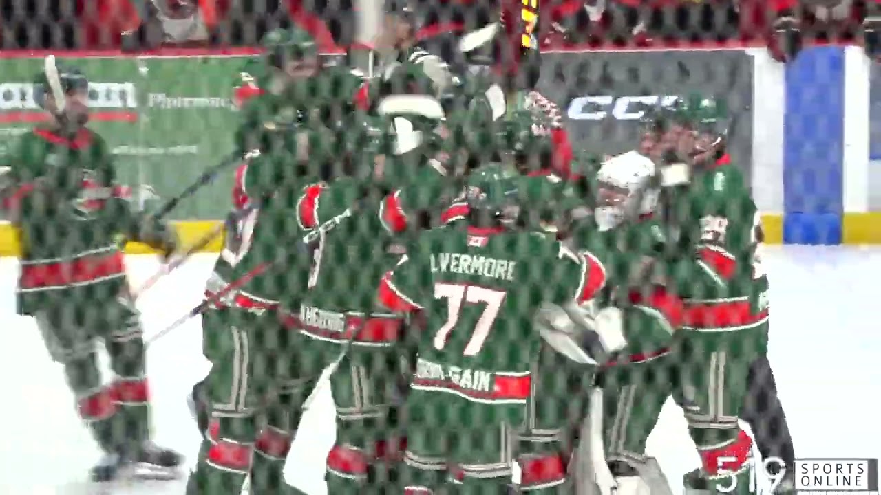 Kyle Morey scores the OVERTIME WINNER for St. Marys