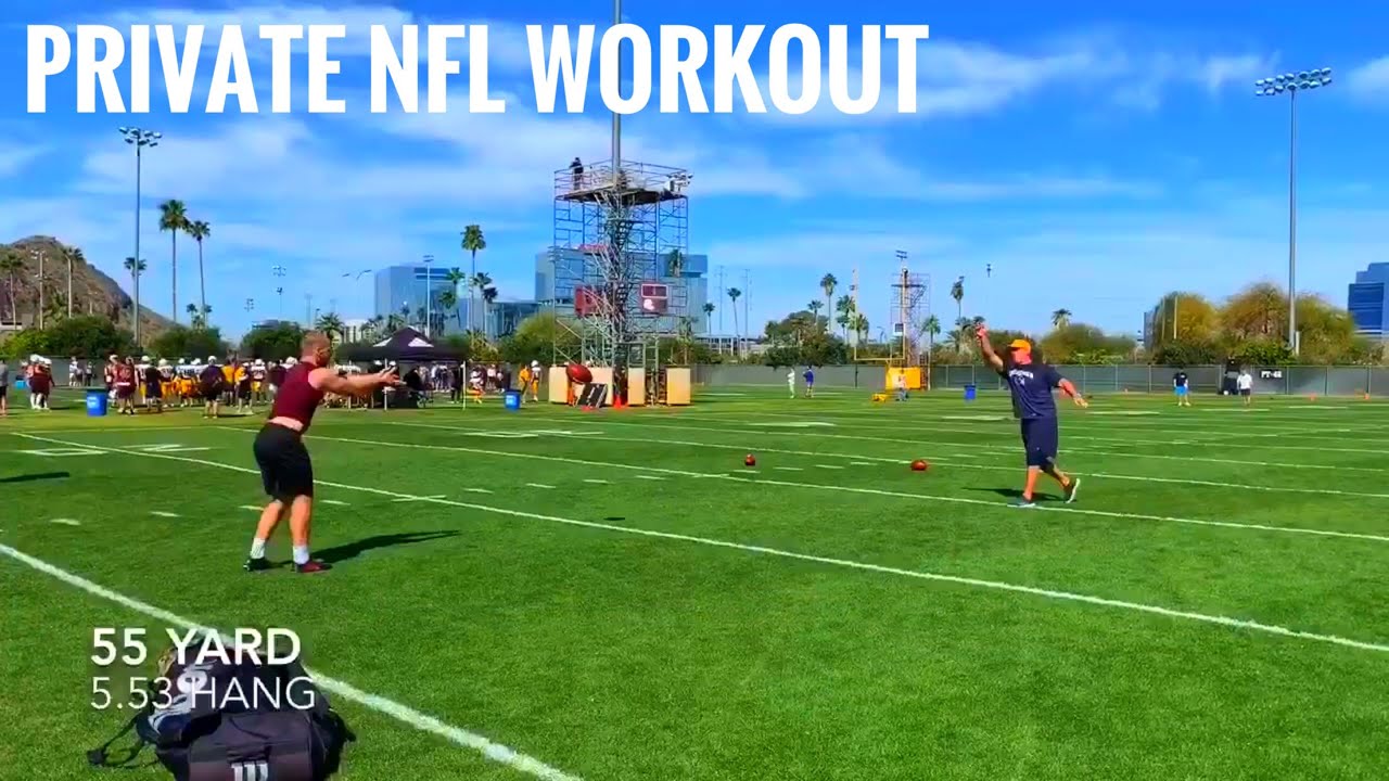 Private NFL Punting Workout with Jets & Panthers | Michael Turk Punter | Hangtime