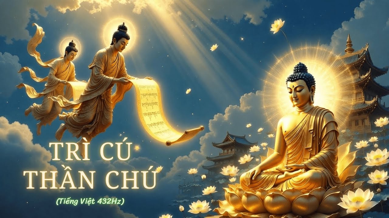 🕉️TRÌ CÚ THẦN CHÚ TIẾNG VIỆT🔱| An Lạc Sâu, Ngủ Ngon, Xa Lìa Sợ Hãi | 432Hz