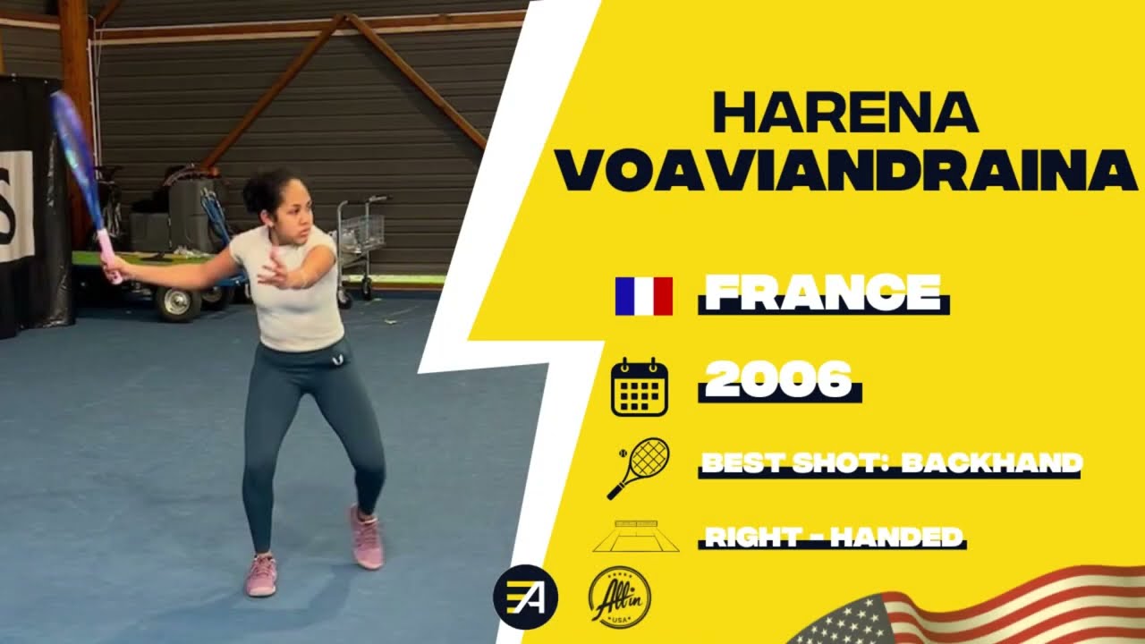 Harena Voaviandraina ‐ College Tennis Recruiting Video