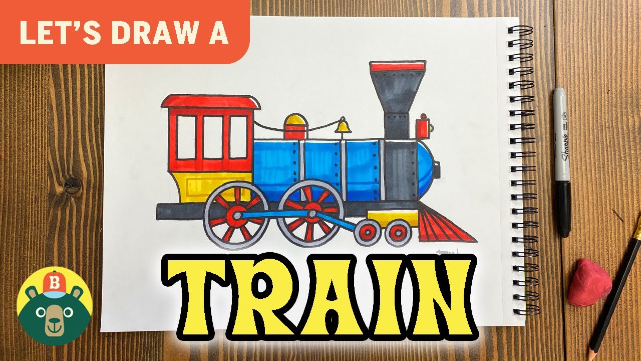 How to draw a TRAIN! - [Episode 98]
