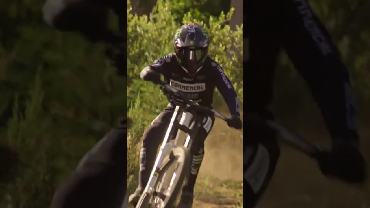 Loris Vergier flying through beautiful South African landscape.