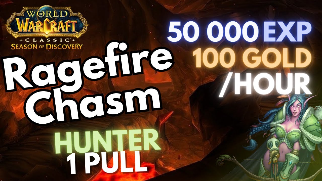 Classic SOD - Hunter RFC Boost- 50k exp/hr - 1 Pull - Fastest way to level 8 - 18 - Guide