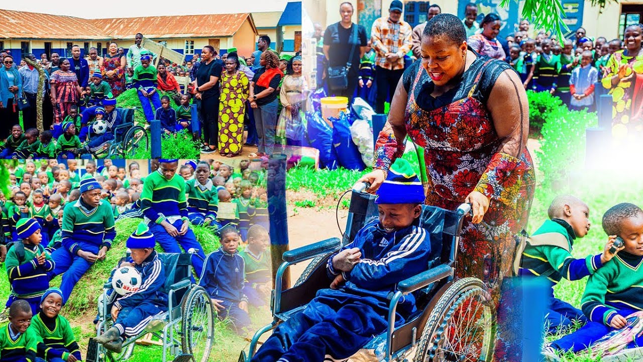 NJOMBE DC PAMOJA NA WADAU WA MAENDELEO  WATOA TABASAMU KWA WANAFUNZI WENYE MAHITAJI MAALUMU  .