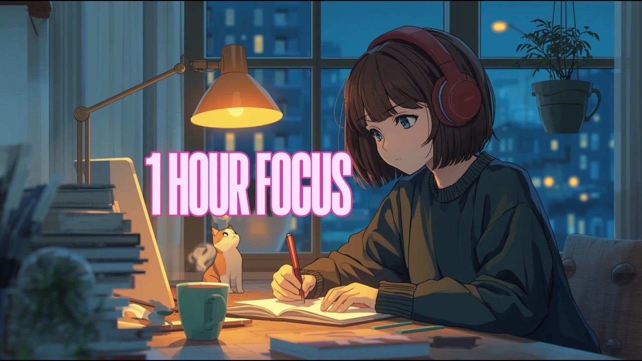 1 Hour Deep Work Lofi – Night Focus Session