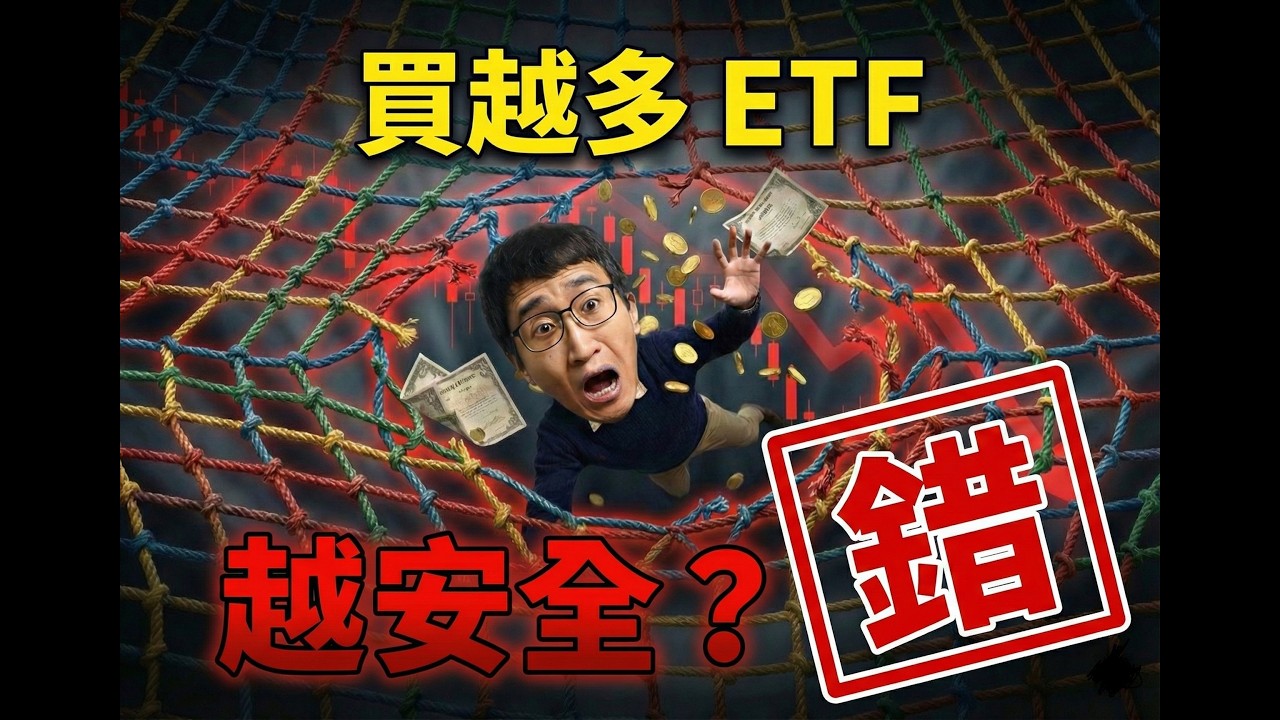 ETF 買越多越安全？錯。五大類 ETF 的角色與陷阱一次講清楚