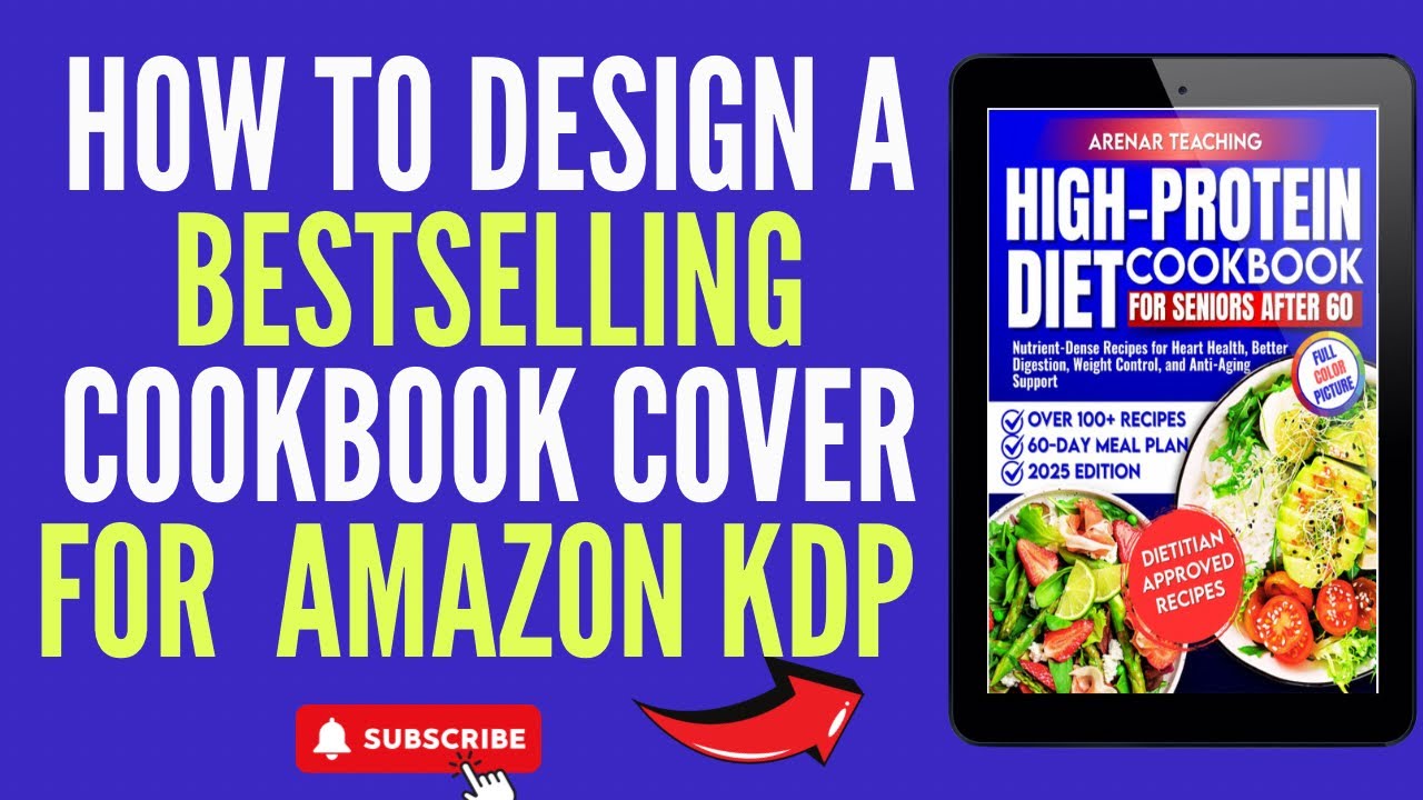 Дизайн обложки кулинарной книги для Amazon KDP: секреты стремительного роста продаж