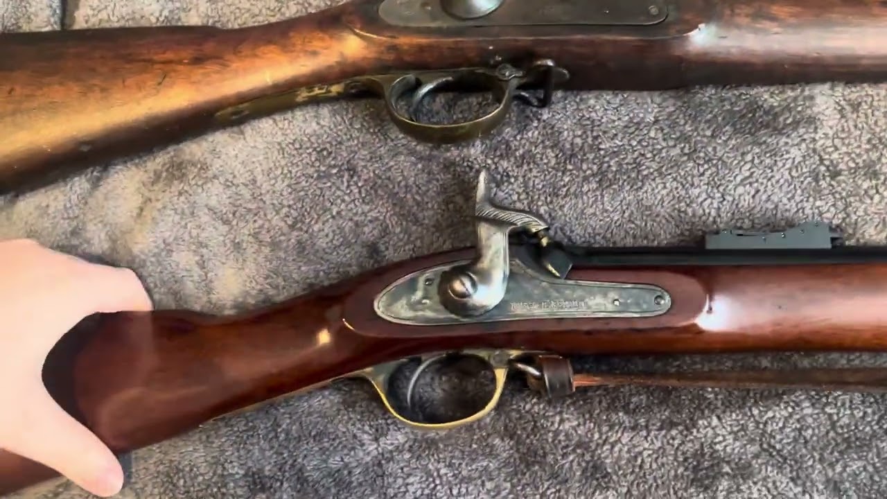 Comparison of an Original 1853 Enfield & a Reproduction 1853 Enfield (Short Visual Comparison)