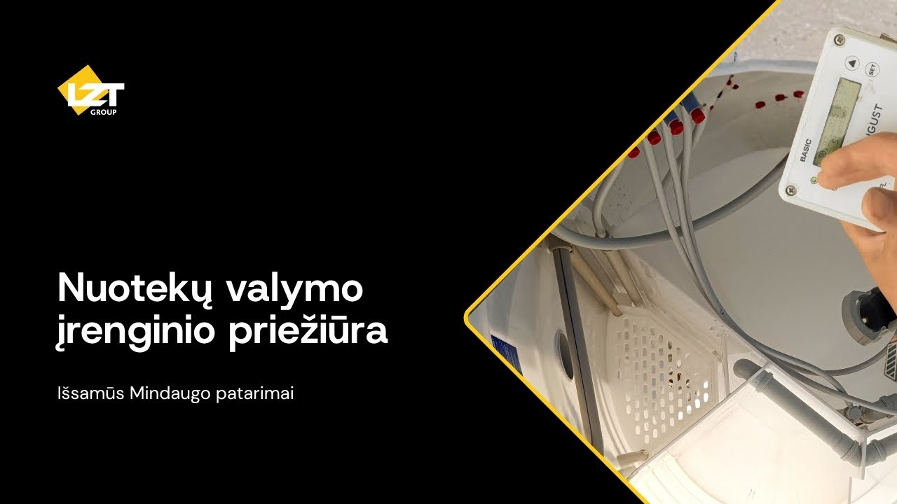 Išsamūs Mindaugo patarimai, kaip tinkamai prižiūrėti nuotekų valymo įrenginį.