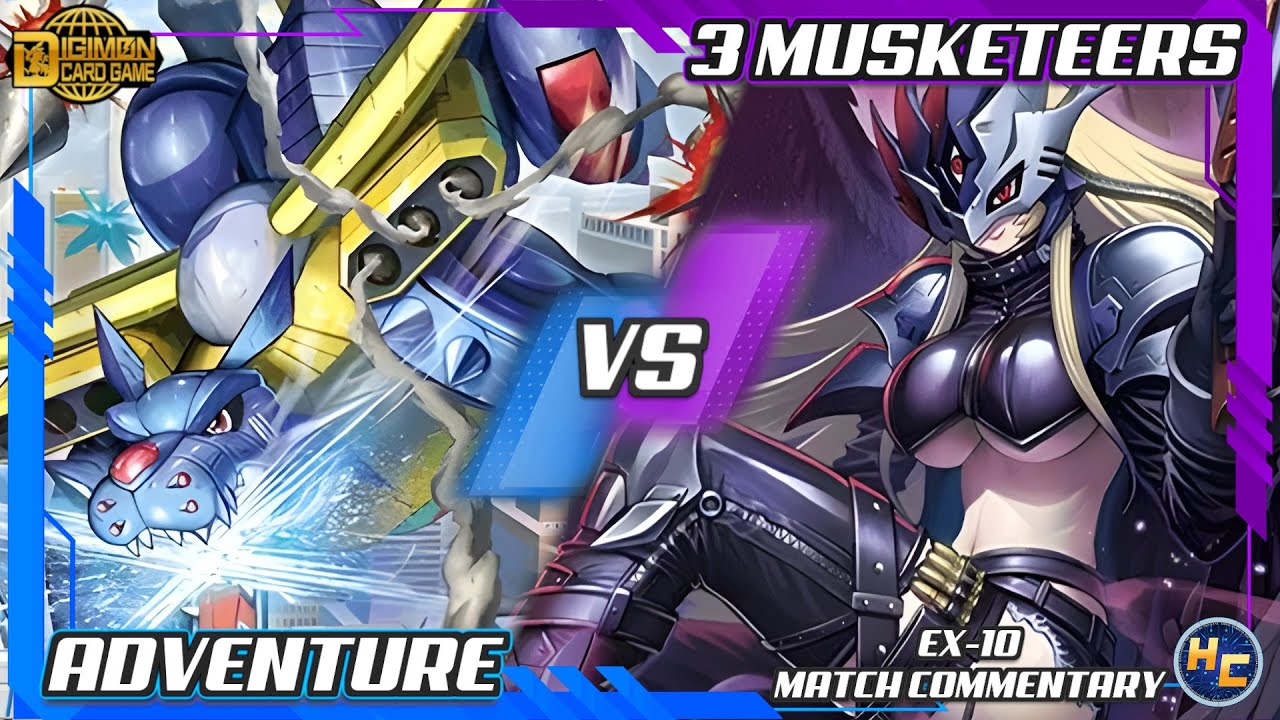 Комментарий к матчу Adventure vs 3 Musketeers в Digimon TCG EX-10