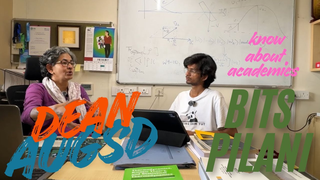 Know about academics from the Dean Academics undergraduate studies Division BITS PILANI