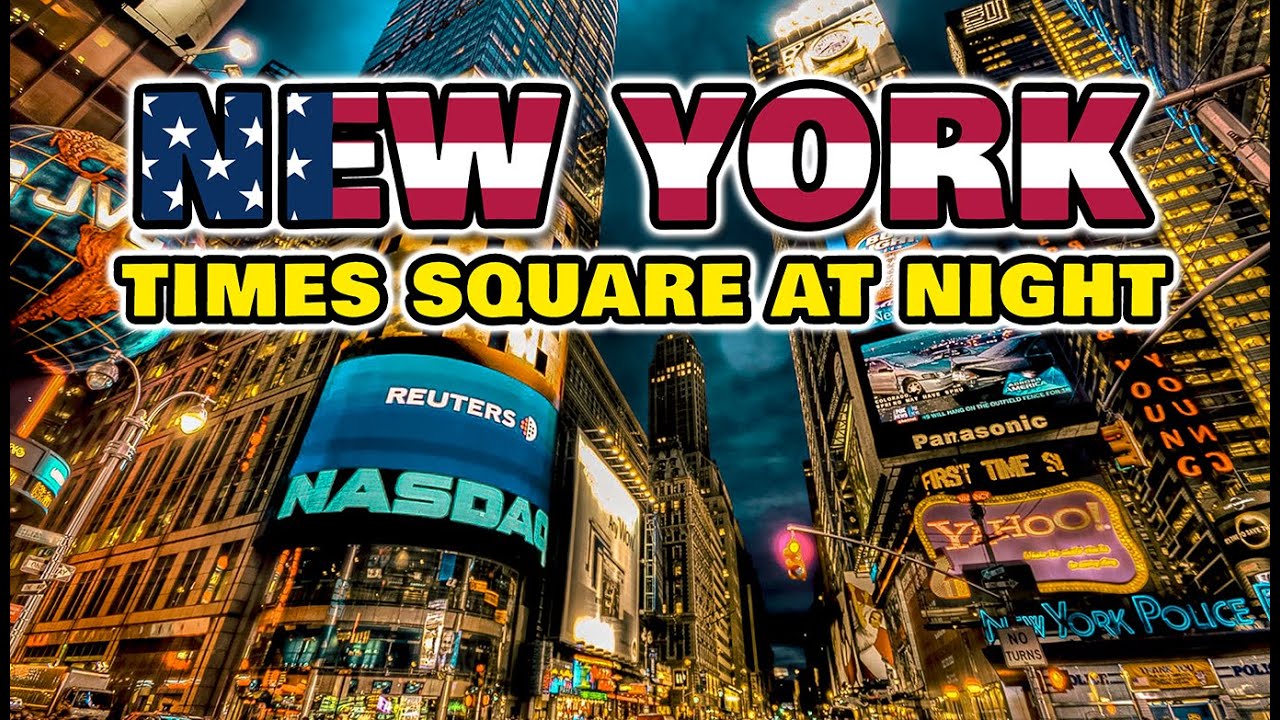 NEW YORK CITY 🇺🇸 Times Square NIGHT Walking Tour 4K | Travel USA 2025