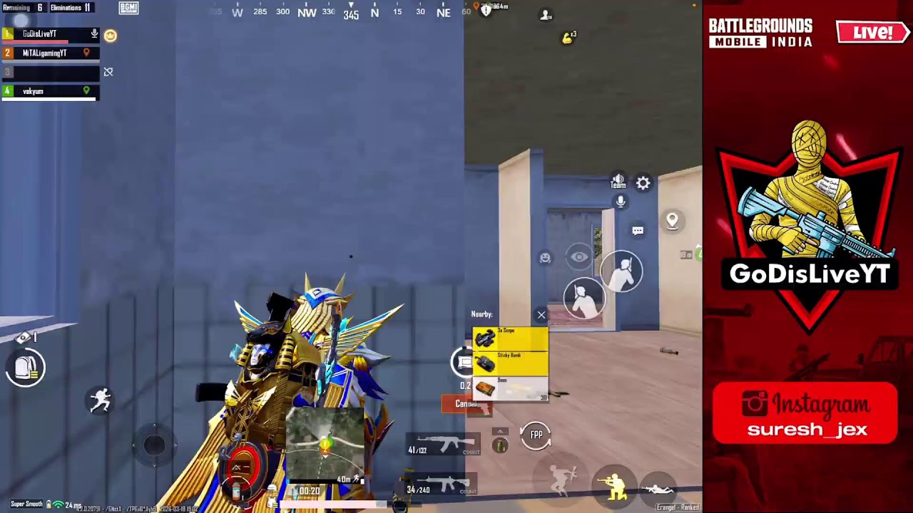 BGMI ULTIMATE ROYAL RANK PUSH 🔥|BGMI WITH GOD #livestream #bgmi#gaming #shorts #bgmi