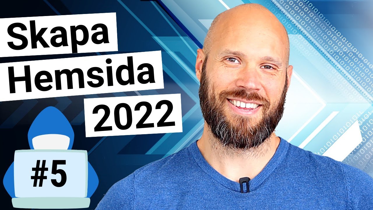 SKAPA HEMSIDA 2022 - DEL 5: Designa startsida [Bygga hemsida i Wordpress steg för steg]
