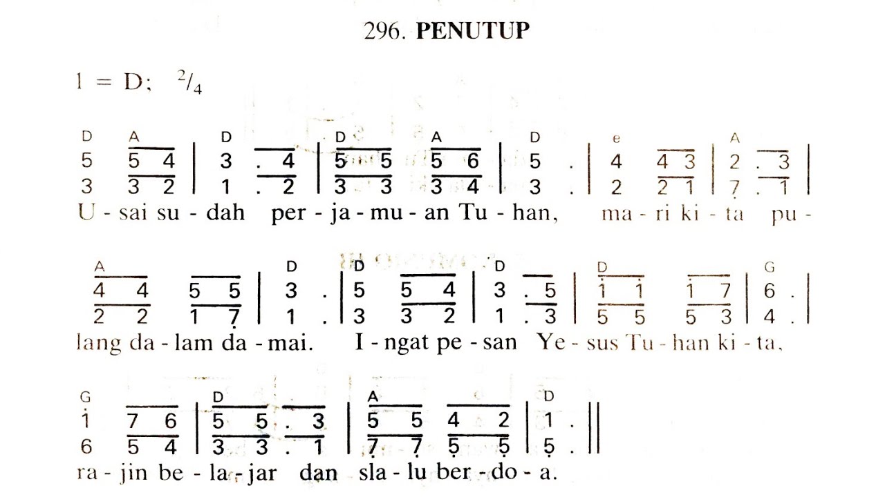 Lagu Misa Anak Anak || Lagu Penutup Misa Anak Anak || RAJIN BELAJAR DAN BERDOA