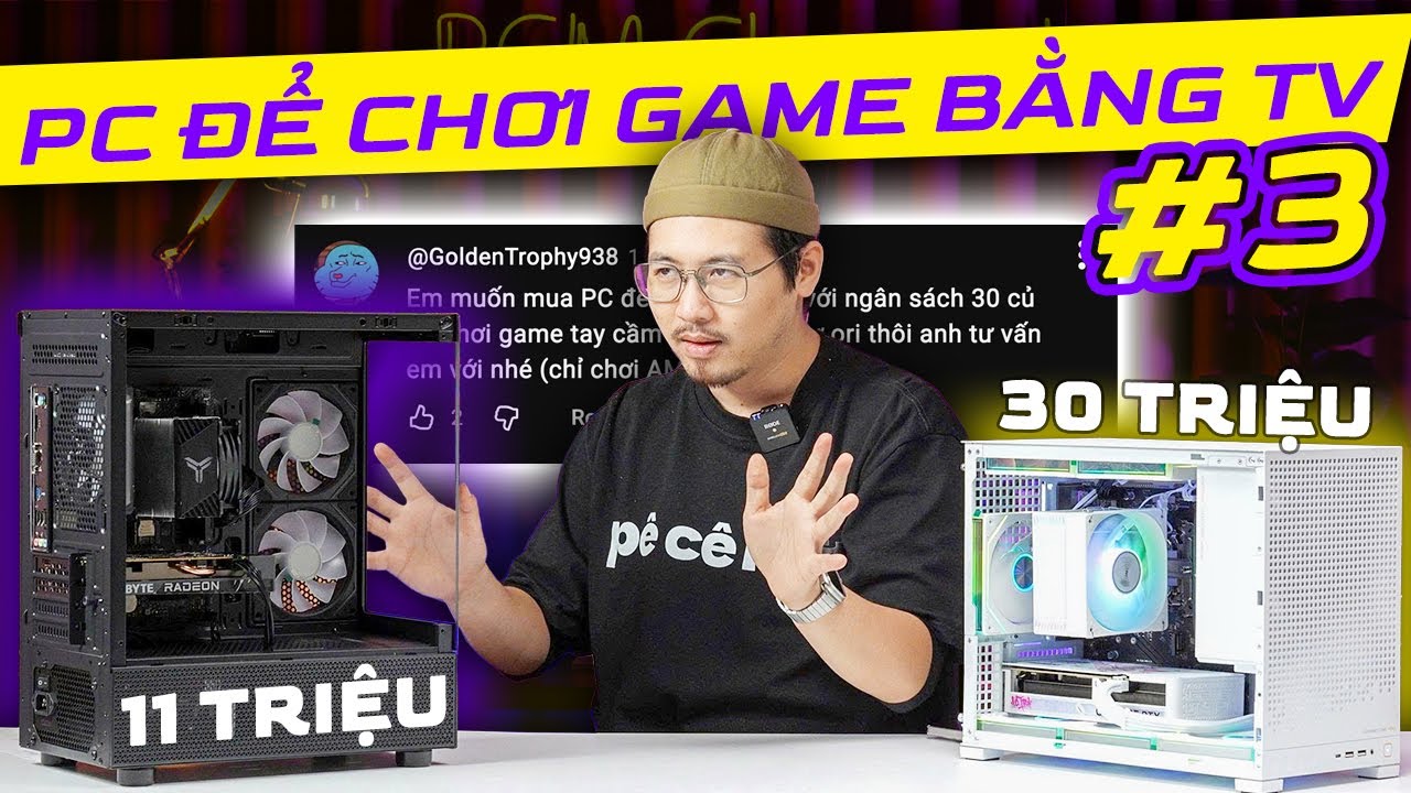 PC Full NEW Chính Hãng Rẻ Nhất, Build Giá Thơm Chơi Game Trên TV 4K... | Bạn Hỏi Gì PCM Build Nấy #3
