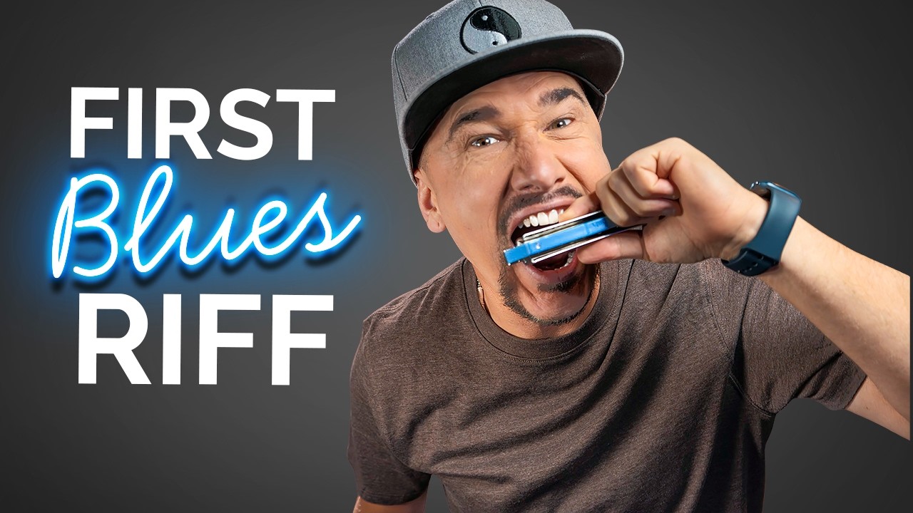 Beginner Blues Harmonica Lesson #1 (Your Very First Blues Lesson)