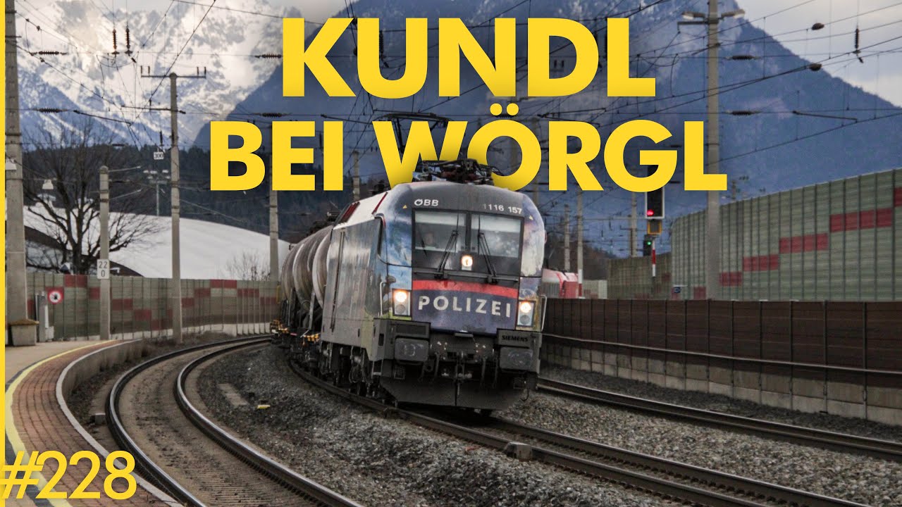 #228 UNTERINNTALBAHN mit reichlich GÜTER, LOKZÜGE und SCHIEBELOK
